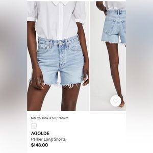 Parker long short in swampmeet size 28